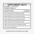 Supplement facts for Immunity Boost